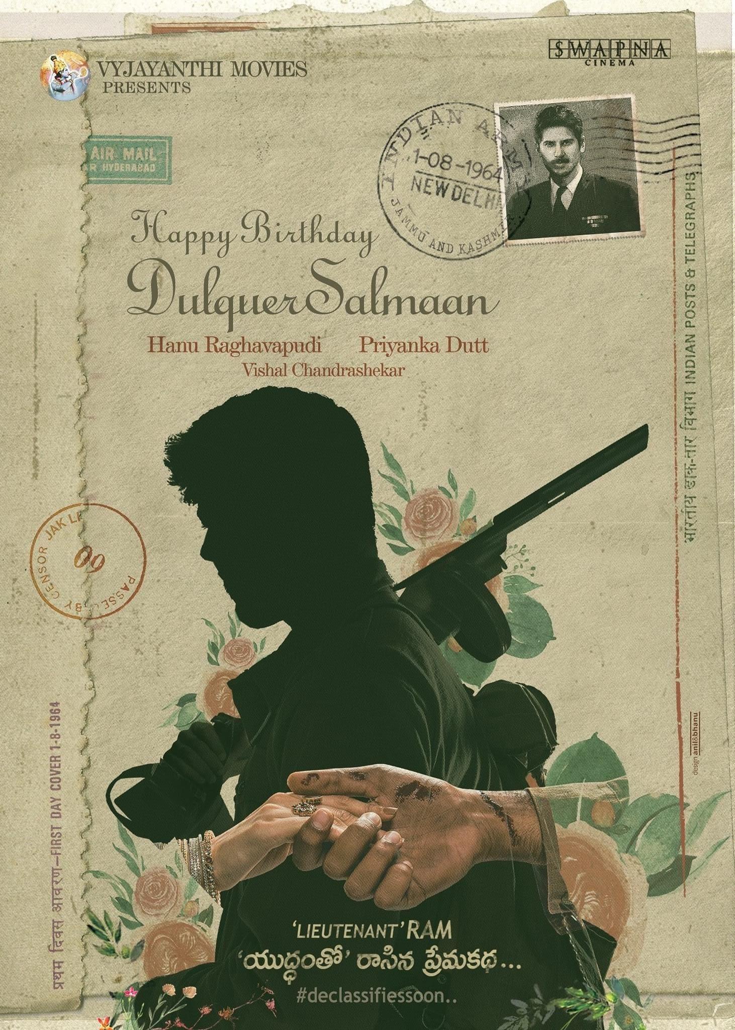 Dulquer Salmaan's next Telugu film will be directed by Hanu Raghavapudi.