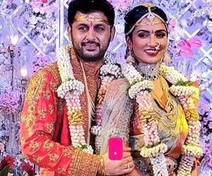 Nithiin and Shalini Wedding Stills