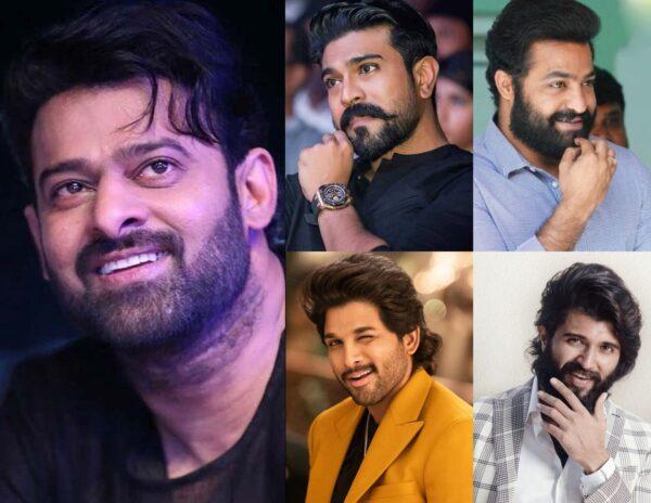 Prabhas-Ram Charan- Vijay Deverakonda-Jr NTR-Allu Arjun