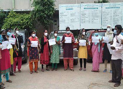 Protests-Rock-Telangana's-Biggest-Corona-Treatment--Facility