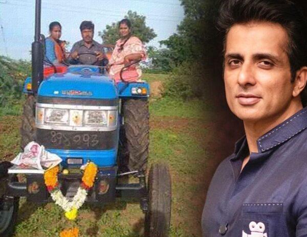 Sonu Sood tractor donation to andhra pradesh farmer