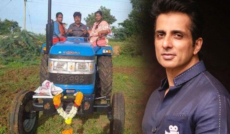 Sonu Sood tractor donation to andhra pradesh farmer