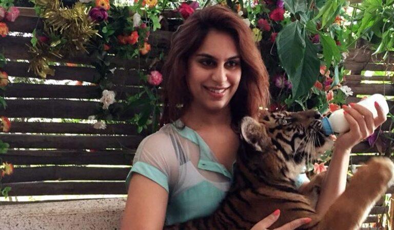 Megastar's Daughter-In-Law Repents Playing with Tiger Cub