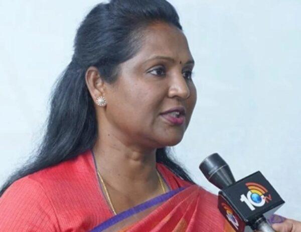 ysrcp mla weeps infront of media
