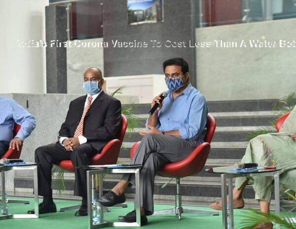 India's First Corona Vaccine To Cost Less Than A Water Bottle