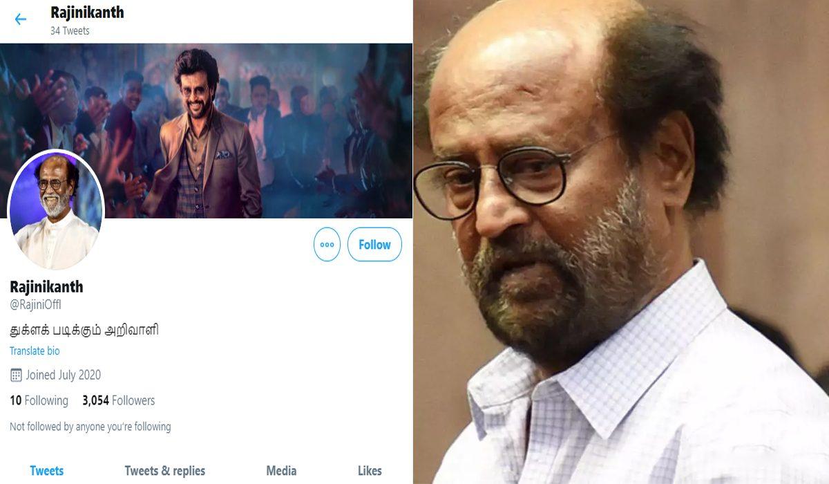 Rajinikanth's Fake Tweet Causes Furore Among Fans