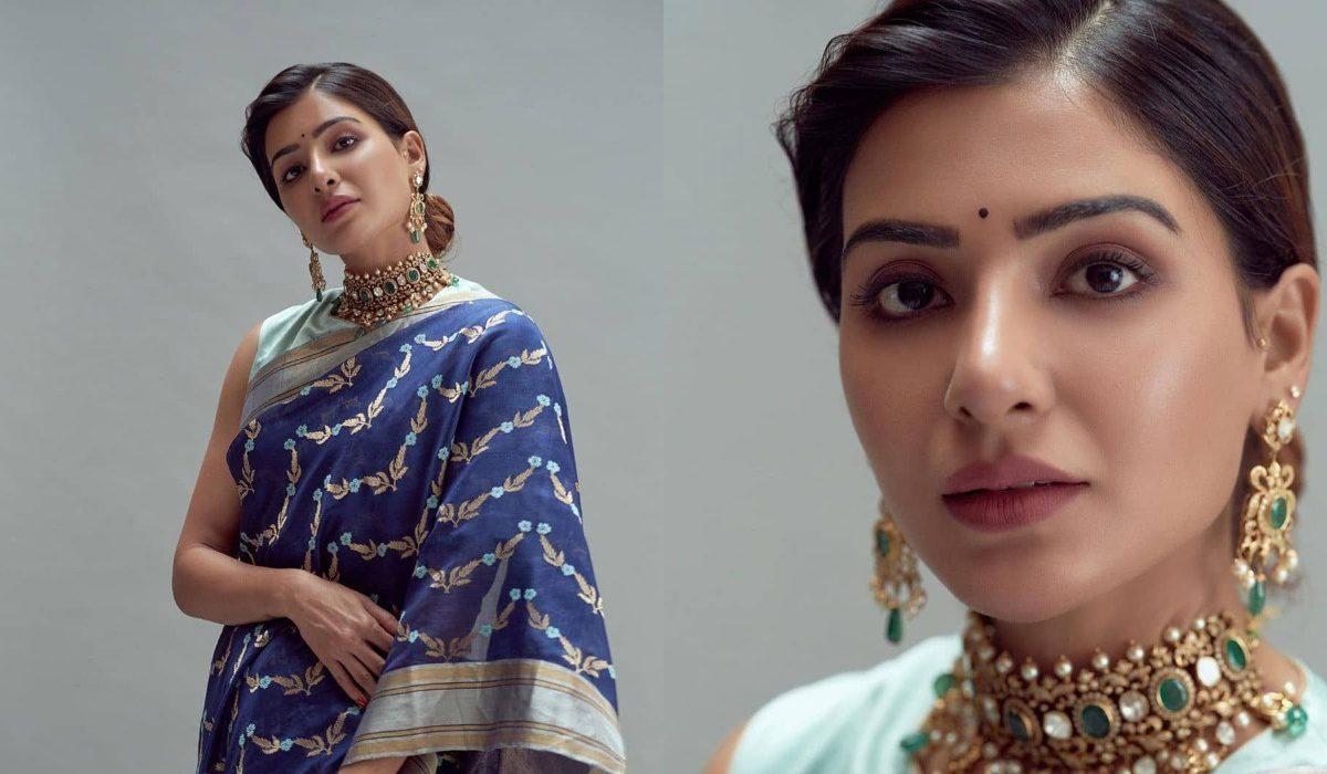 Sam Carried Wedding Look with Aplomb