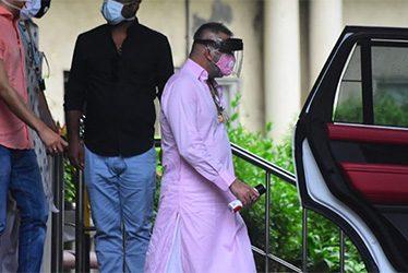 Sanjay Dutt, Cancer-Laden Star Clicked Leaving Hospital