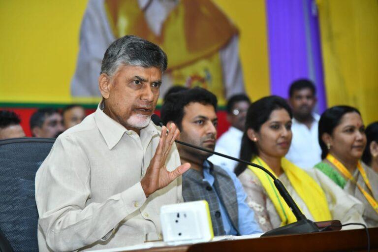 Chandrababu Naidu- calculations on Andhra Pradesh TDP President