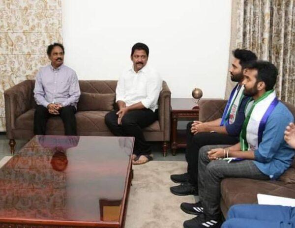 TDP MLA- Vasupalli Ganesh - Vijaya sai reddy - jagan -
