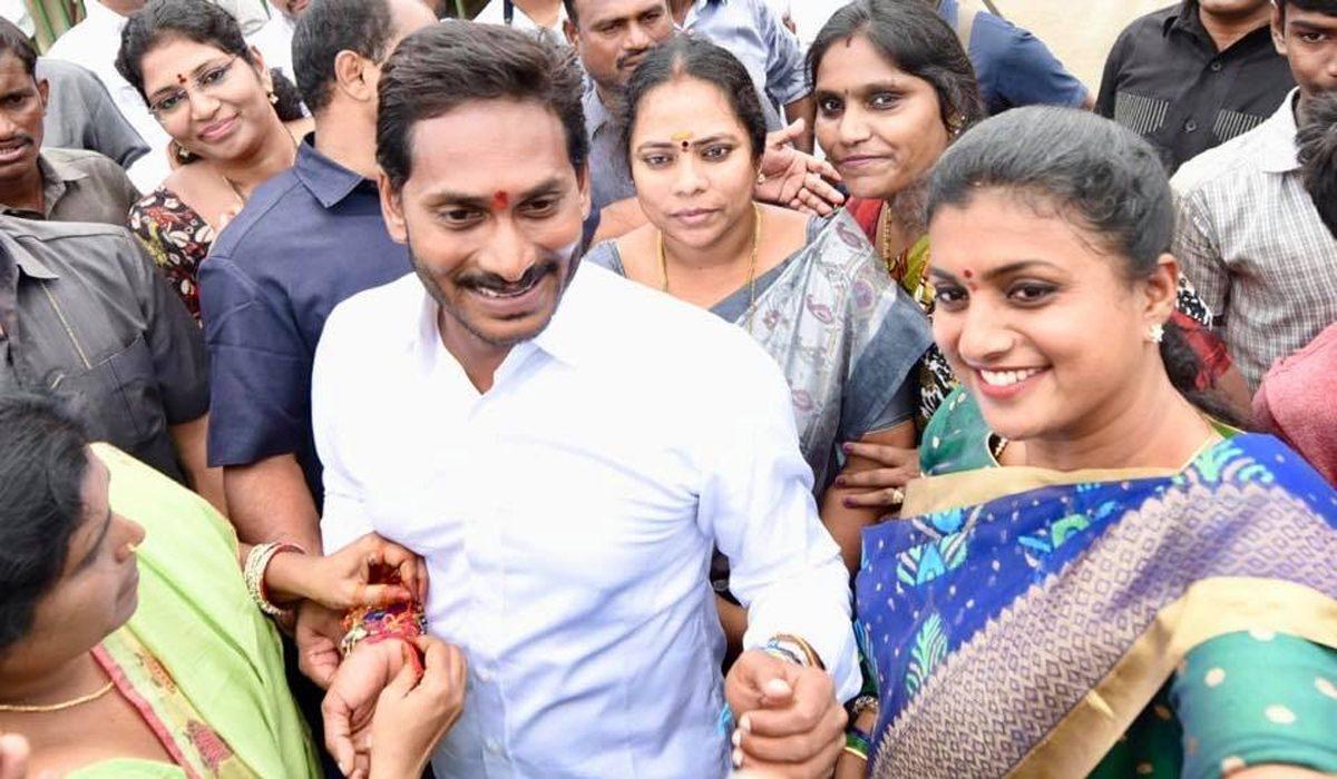YS Jagan - MLA Roja
