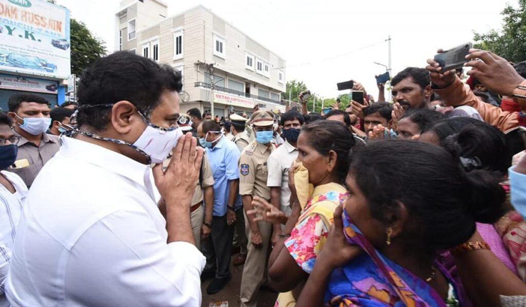 KTR - trolled on social media on hyderabad rains