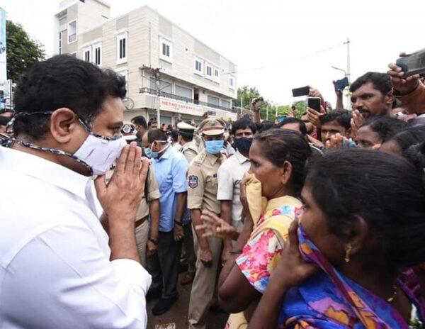 KTR - trolled on social media on hyderabad rains