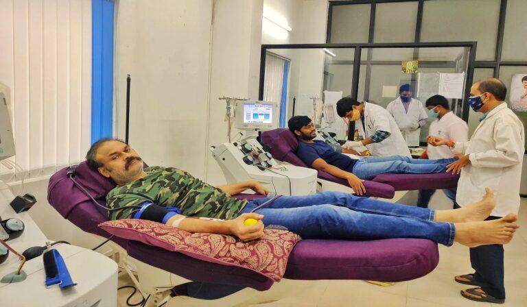 Nagababu Plasma donation