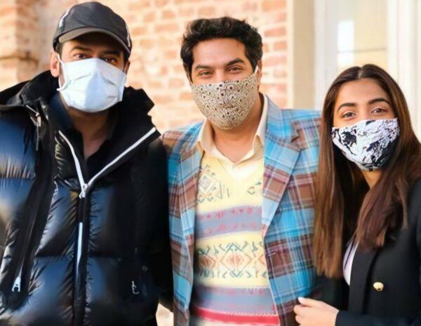 Prabhas & Pooja Hegde Wearing Masks to Wish Him