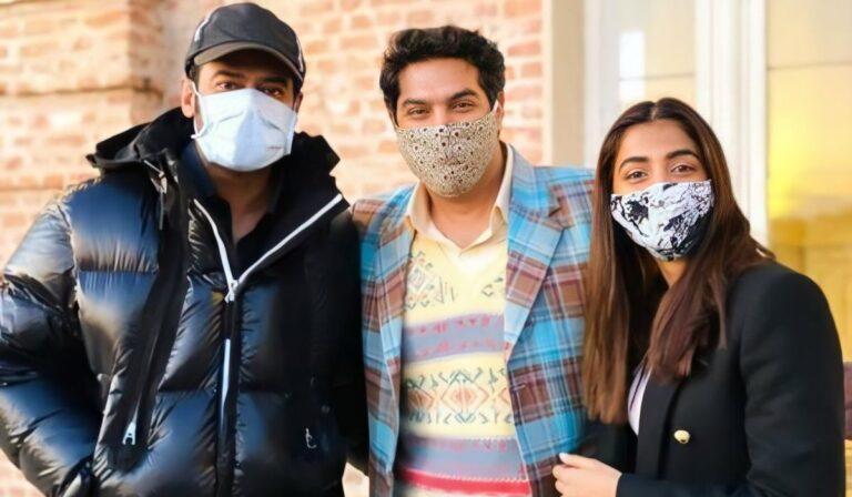 Prabhas & Pooja Hegde Wearing Masks to Wish Him