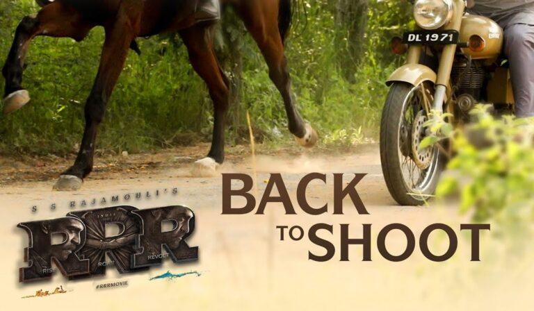 RRR Back to shoot