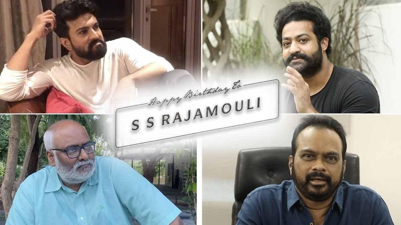 RRR Movie Team Birthday Wishes to Rajamouli