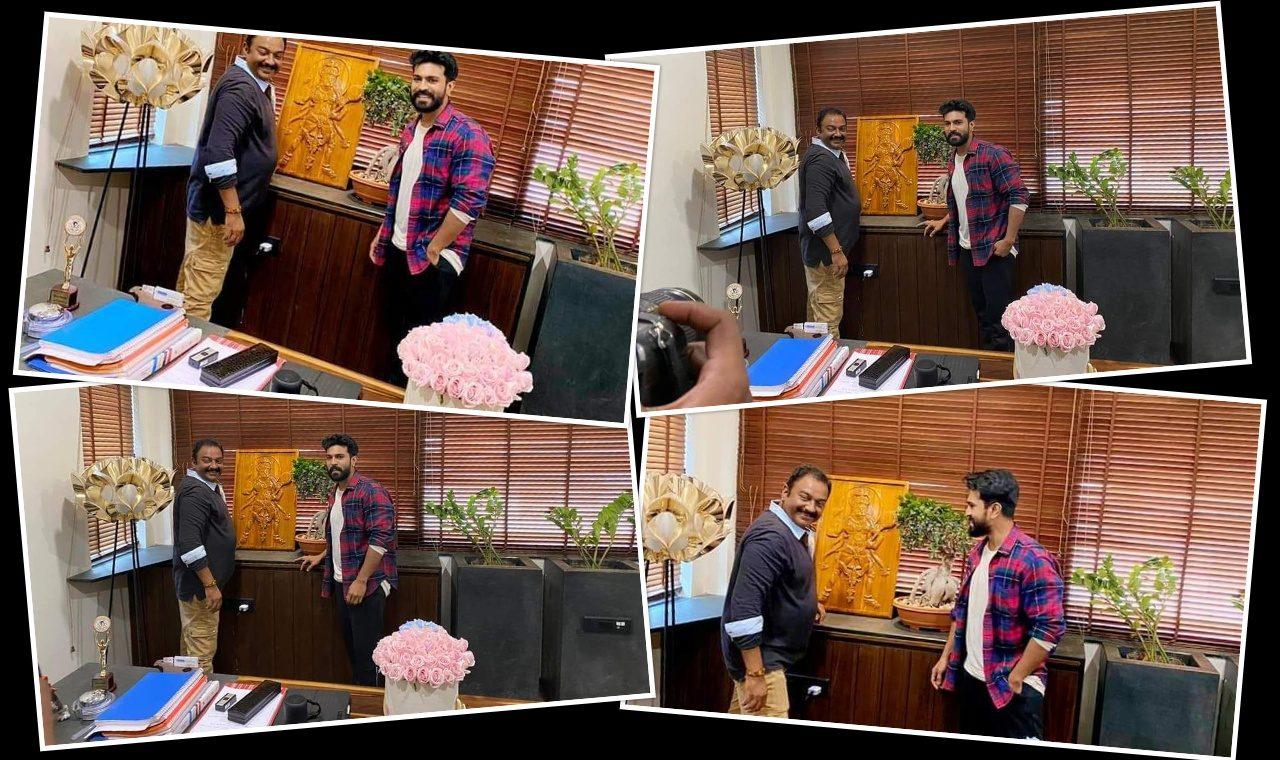 Ram Charan Wishes the Loyal Mega Director