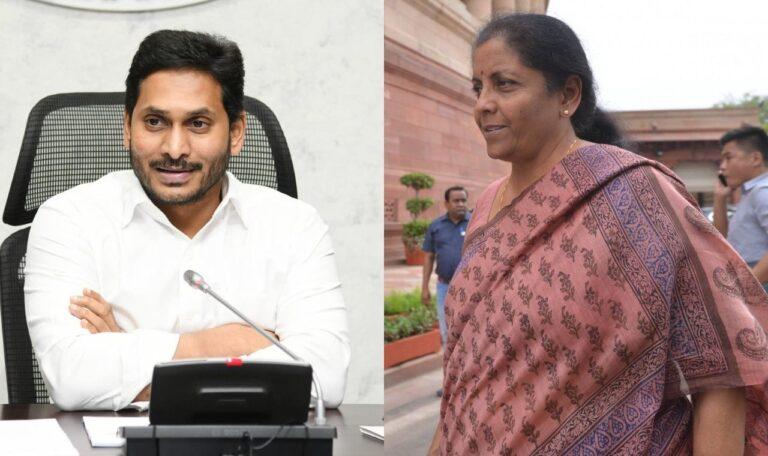 YS Jagan - Nirmala Sitharaman