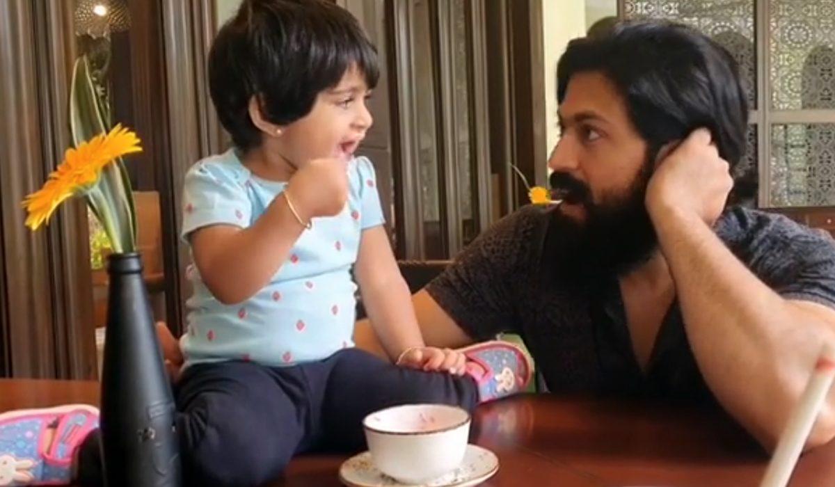 Watch: Yash's Daughter Cheating While Gorging Ice Cream