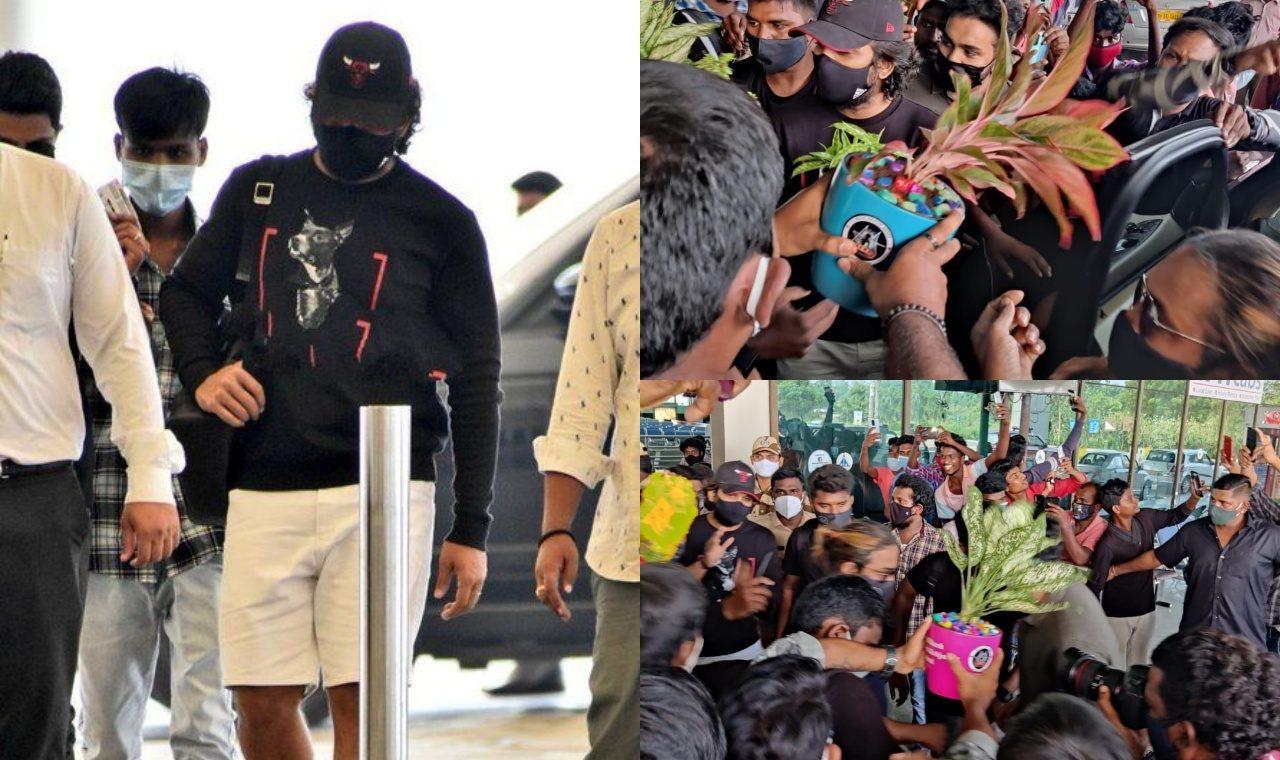 Allu Arjun Heads To Rajahmundry for Pushpa