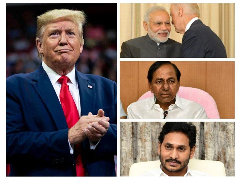 Donald Trump - KCR- Narendra Modi- Baiden - YS Jagan (1)