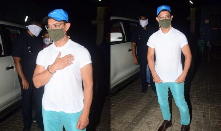 First Real Superstar Aamir Khan Daring to Watch Movie in Theatres with Public