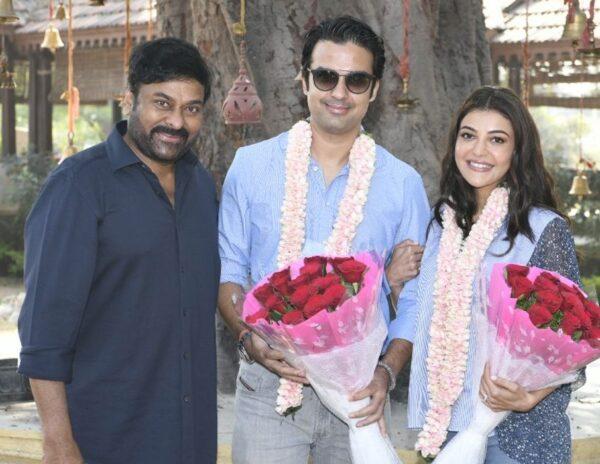 Chiranjeevi - Kajal Aggarwal- Acharya movie shooting
