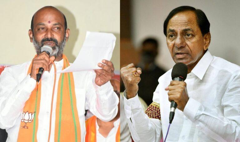 KCR- Telangana BJP Bandi Sanjay Kumar