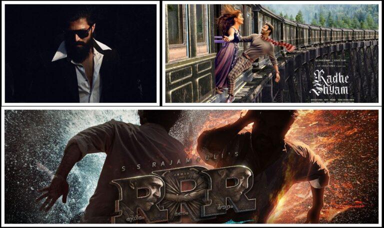 KGF Chapter 2 - Radhe Shyam- RRR