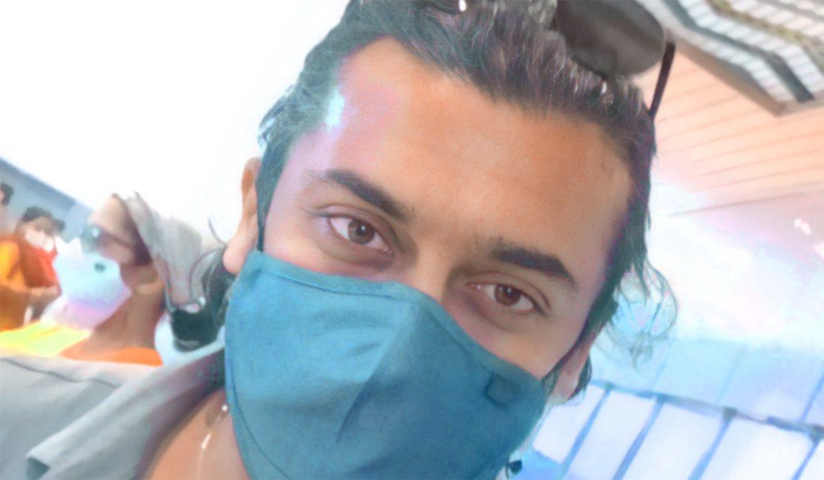Pic Talk: Mask Highlighted Beautiful Eyes Greeting Fans