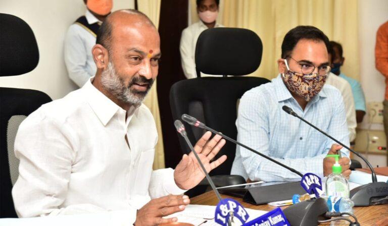 Telagana BJP President bandi sanjay kumar plans bus yatra