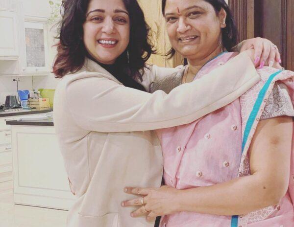 Charmee-Meets-Deverakona's-Mother