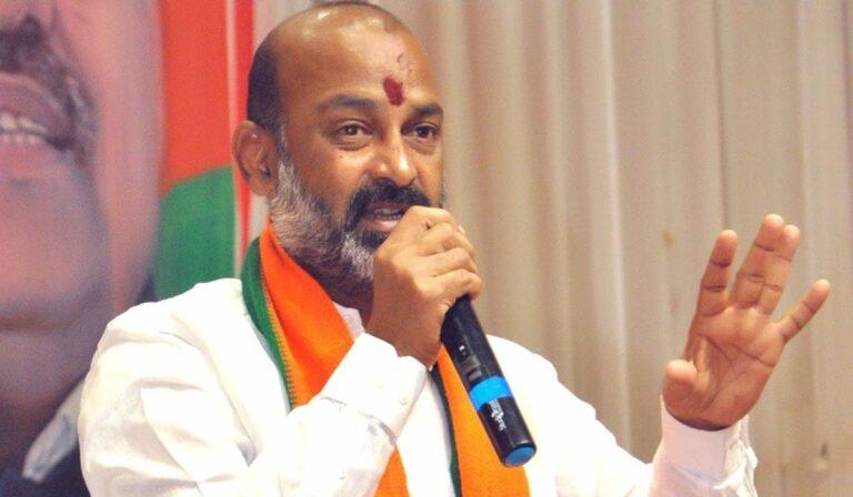 Telangana BJP President Bandi Sanjay Kumar comments on COVID Vaccination