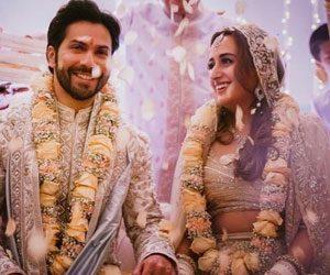 Varun Dhawan and Natasha Dalal Wedding Stills
