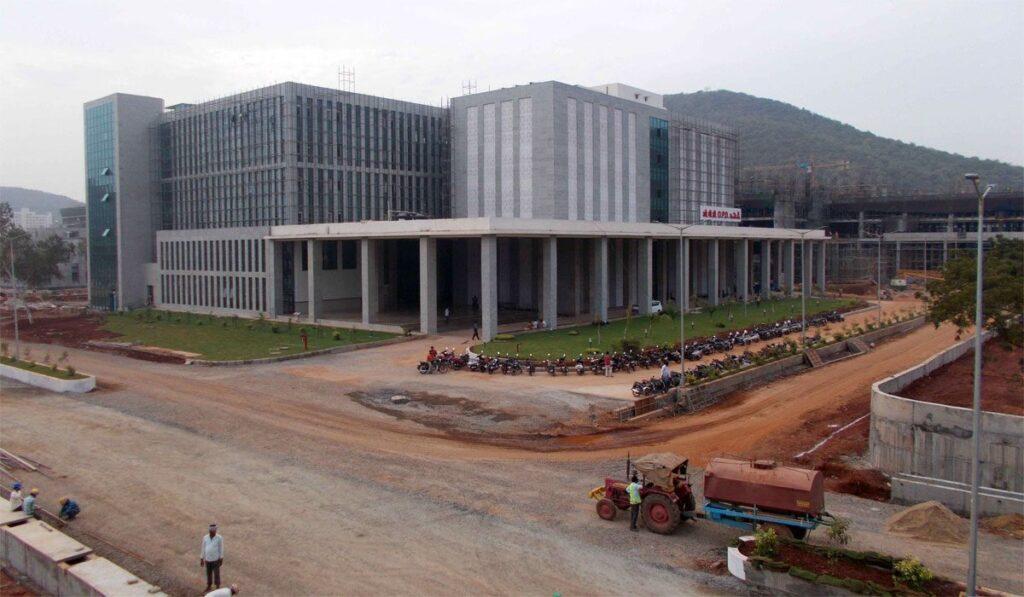 AIIMS Mangalagiri construction halted due to lack of sand