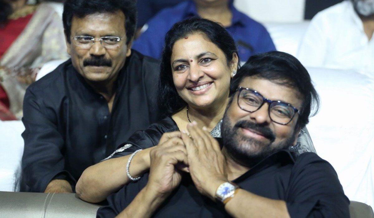 Chiranjeevi's Open Admiration for Her, Brushes Her Cheek Lovingly