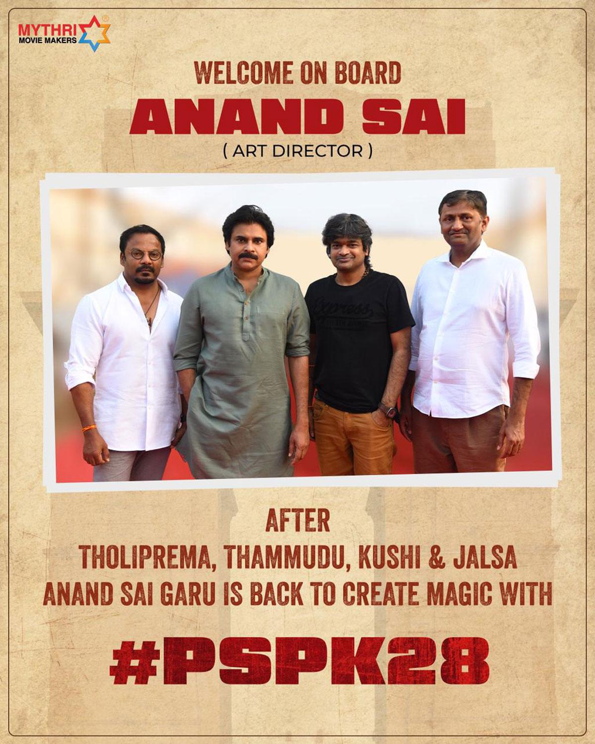 PSPK28 Pawan Kalyan - Harish Shanar - Mythri Movie Makers
