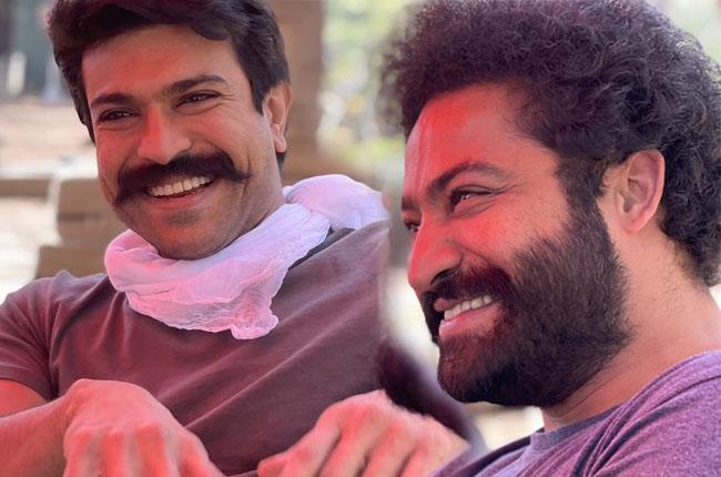 Ram Charan NTR RRR Movie pic