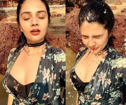 Sreemukhi Goa Beach Photos