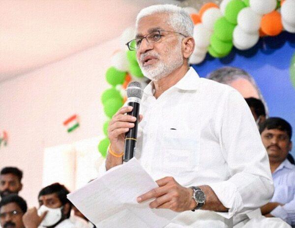 Vijaya Sai Reddy Padayatra for Vizag steel plant