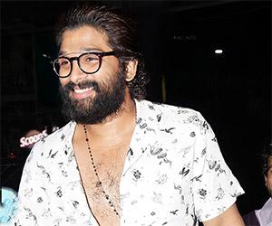 Allu Arjun At Sarath Chandra’s Birthday Party