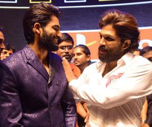 Allu Arjun at Chaavu Kaburu Challaga Pre Release Event