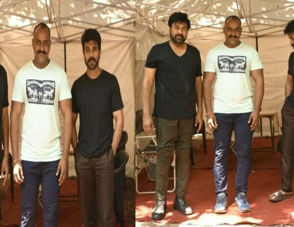 Chiranjeevi - Ram Charan - Acharya Movie Shooting