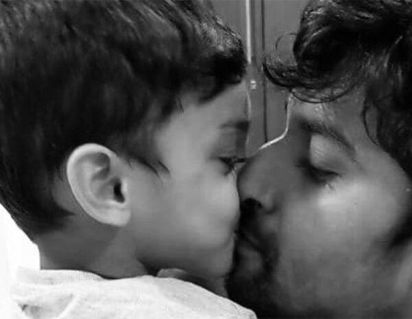 Nani's Too Adorable Kiss on His Lips