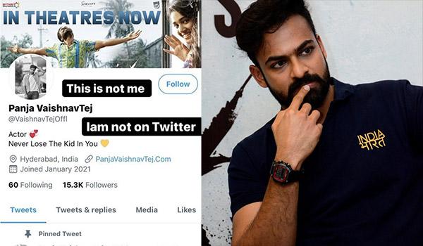 Someone Falsely Representing 'Uppena' Hero