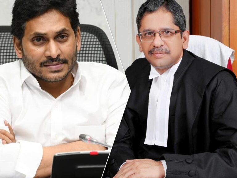 Supreme Court Chief Justice LV Rmaana - YS Jagan