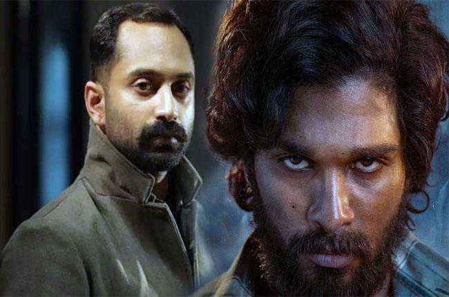 fahadh faasil allu arjun pushpa firt look