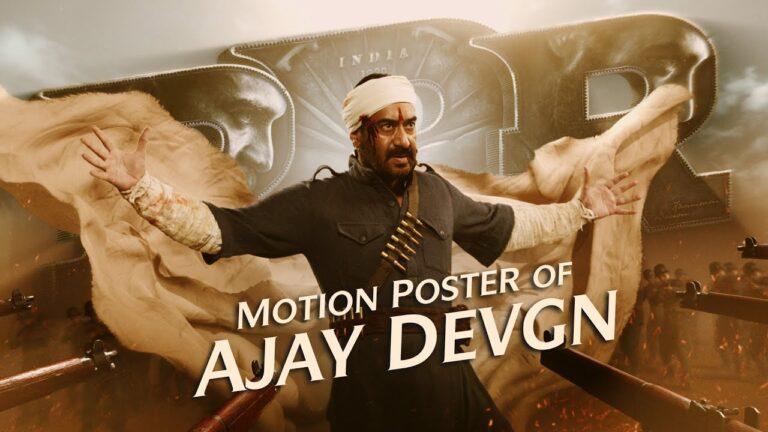 Ajay Devgn Motion Poster - RRR Movie